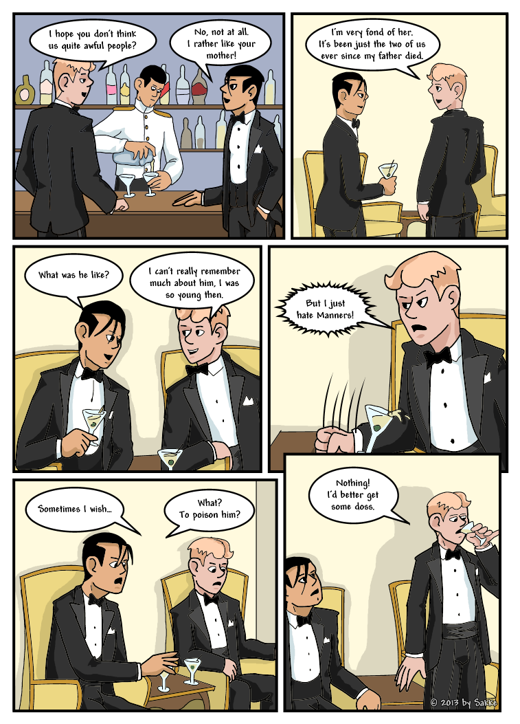 Bert Has One Cocktail Too Many