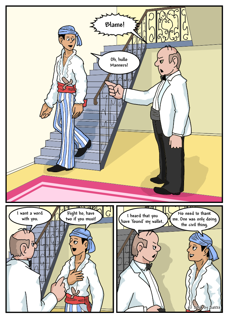 Manners Wants To Have A Word With Ernest