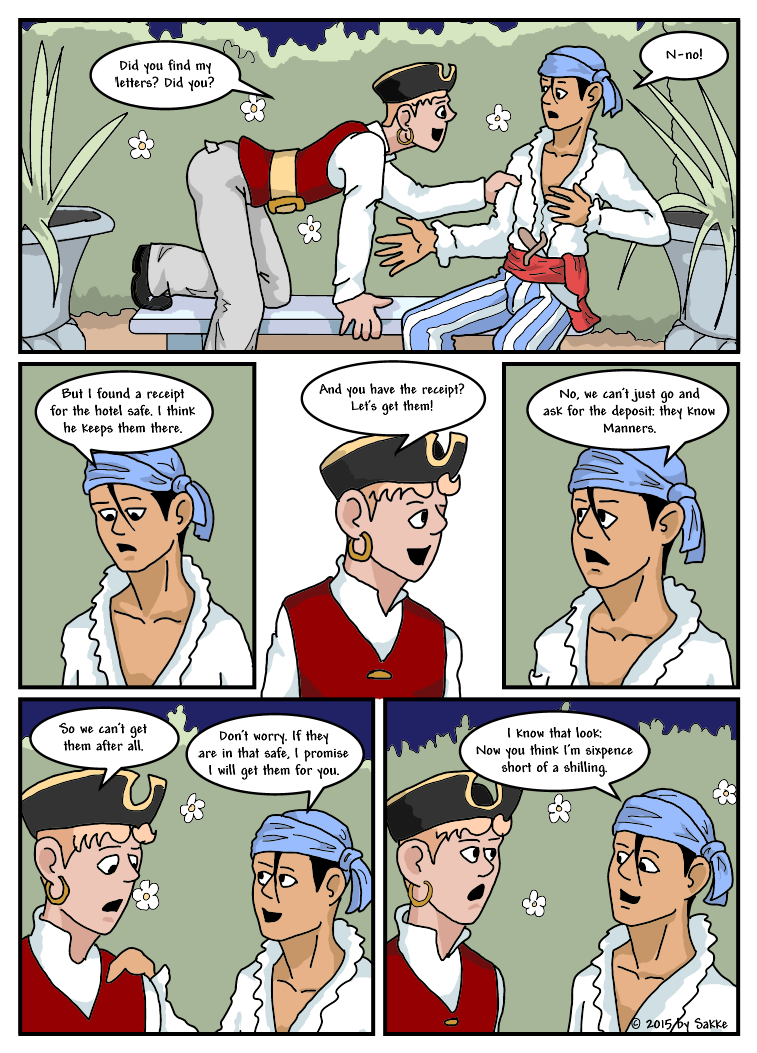 Bert Thinks Ernest Is Six Pence Short Of A Shilling